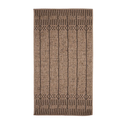 Πατάκι από Φυσική Γιούτα (80x150) Royal Carpet Avanos 9004 Black