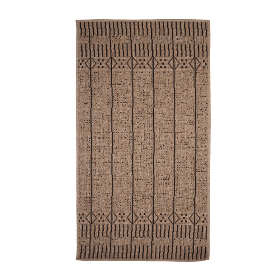 Πατάκι από Φυσική Γιούτα (80x150) Royal Carpet Avanos 9004 Black