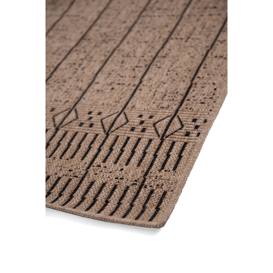 Πατάκι από Φυσική Γιούτα (80x150) Royal Carpet Avanos 9004 Black