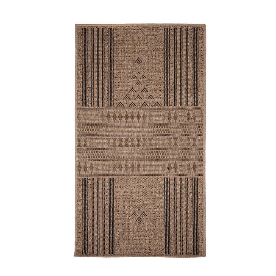 Πατάκι από Φυσική Γιούτα (80x150) Royal Carpet Avanos 9012 Black