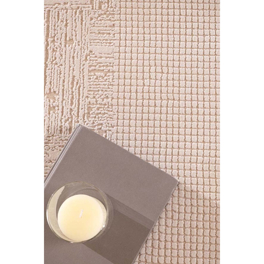 Χαλί Μοντέρνο (200x250) Μηχανοποίητο Royal Carpet Bianca 680A μπεζ