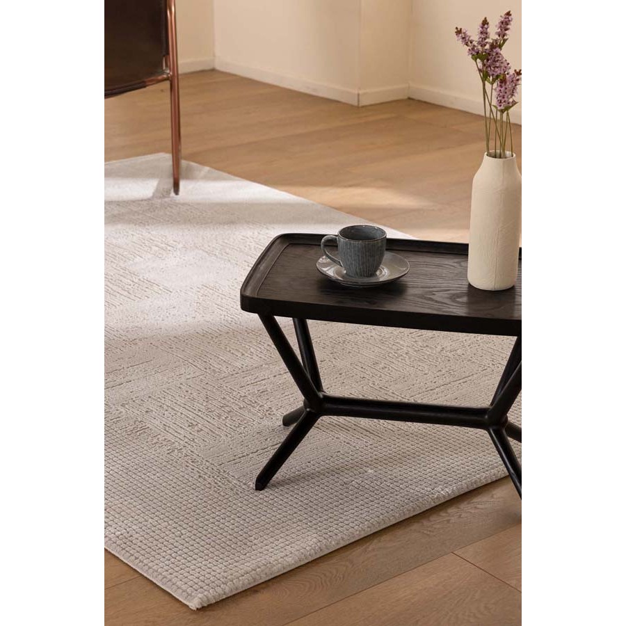 Χαλί Μοντέρνο (133x190) Μηχανοποίητο Royal Carpet Bianca 680A grey