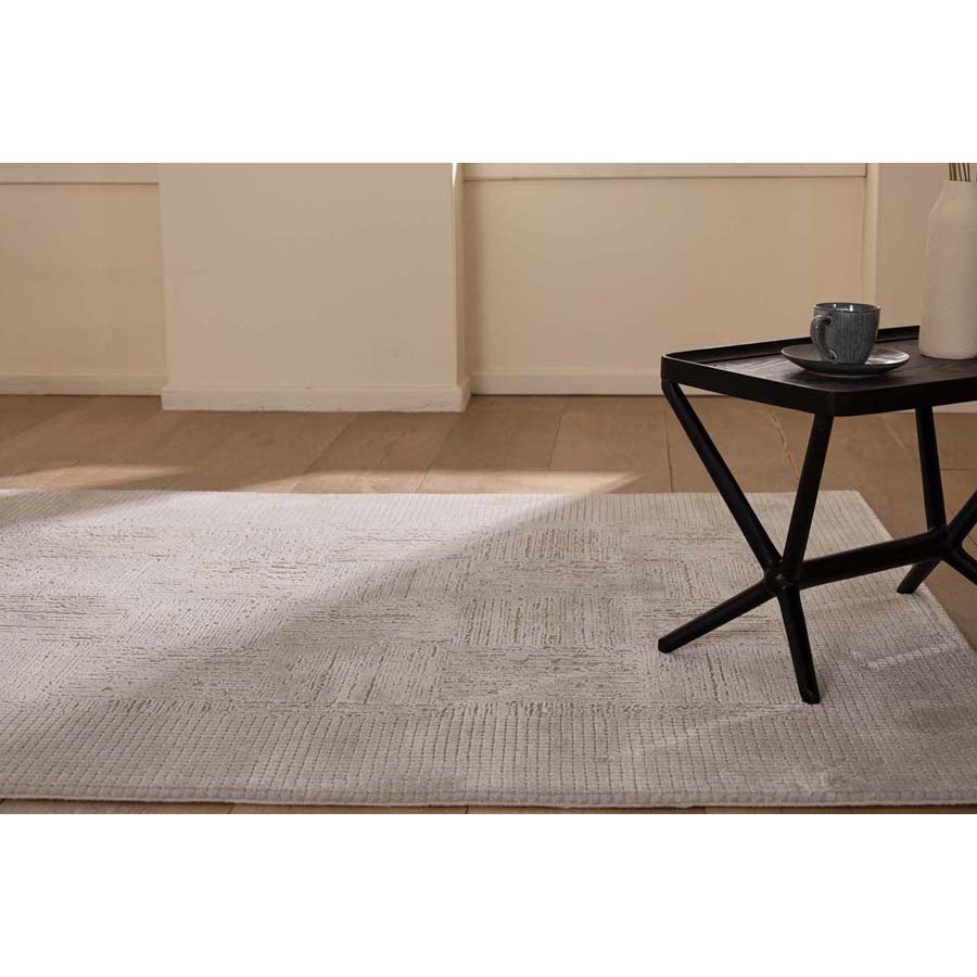 Χαλί Μοντέρνο (133x190) Μηχανοποίητο Royal Carpet Bianca 680A grey