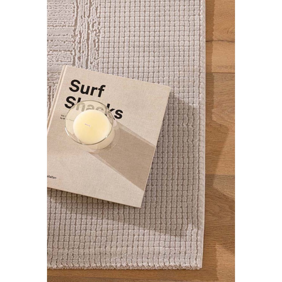 Χαλί Μοντέρνο (133x190) Μηχανοποίητο Royal Carpet Bianca 680A grey