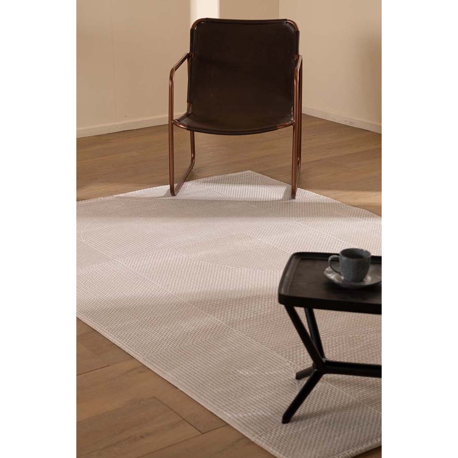 Χαλί Μοντέρνο (200x290) Μηχανοποίητο Royal Carpet Bianca 704B μπεζ