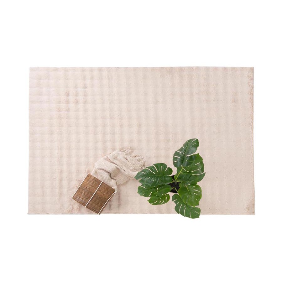 Πατάκι Γούνινο (67x140) Αντιολισθητικό Royal Carpet Bubble beige