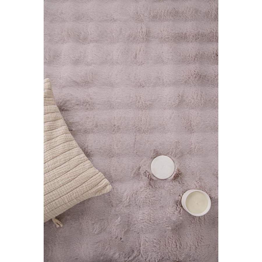 Πατάκι Γούνινο (67x140) Αντιολισθητικό Royal Carpet Bubble dark beige