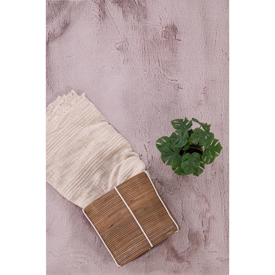 Πατάκι Γούνινο (67x140) Αντιολισθητικό Royal Carpet Rabbit Bunny dark beige