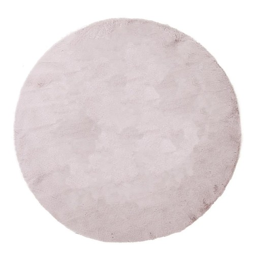 Χαλί Γούνινο Στρογγυλό-Ροτόντα (Διαμέτρος 200 εκ) Αντιολισθητικό Royal Carpet Rabbit Bunny D. Beige
