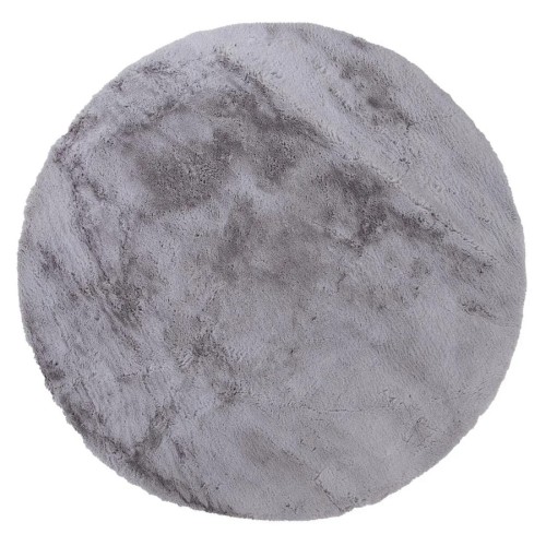 Χαλί Γούνινο Στρογγυλό-Ροτόντα (Διαμέτρος 200 εκ) Αντιολισθητικό Royal Carpet Rabbit Bunny grey