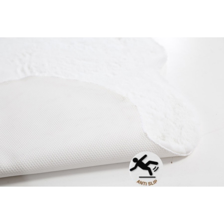 Παιδικό χαλί (80x120) Γούνινο με σχήμα Σύννεφο Royal Carpet Bunny Kids Cloud white