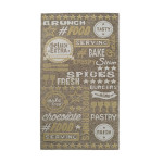 Διάδρομος Κουζίνας (75x250) Αντιολισθητικός Royal Carpet Canvas 1095Z με γράμματα