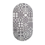 Πατάκι Κουζίνας Οβάλ (75x150) Αντιολισθητικό Royal Carpet Canvas 214W