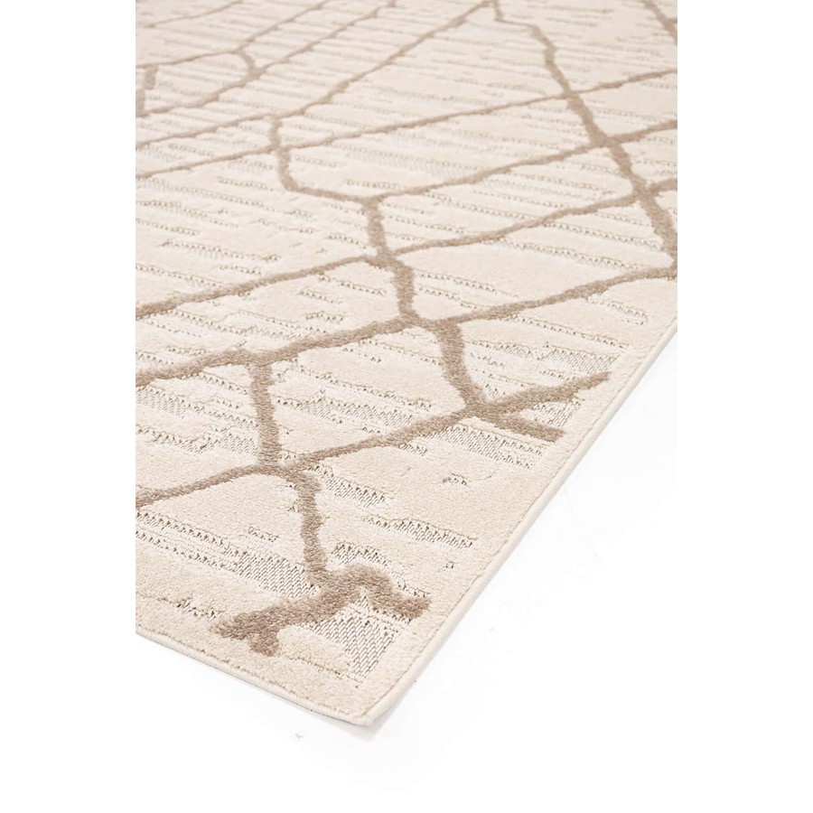 Χαλί Μοντέρνο Ανάγλυφο (140x200) Μηχανοποίητο Royal Carpet Chiara 40001I Beige