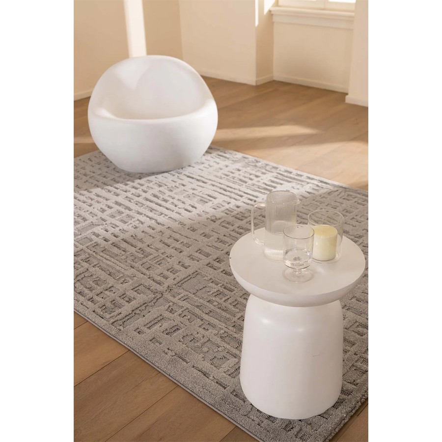 Χαλί Μοντέρνο Ανάγλυφο (200x250) Μηχανοποίητο Royal Carpet Chiara 62001A Grey