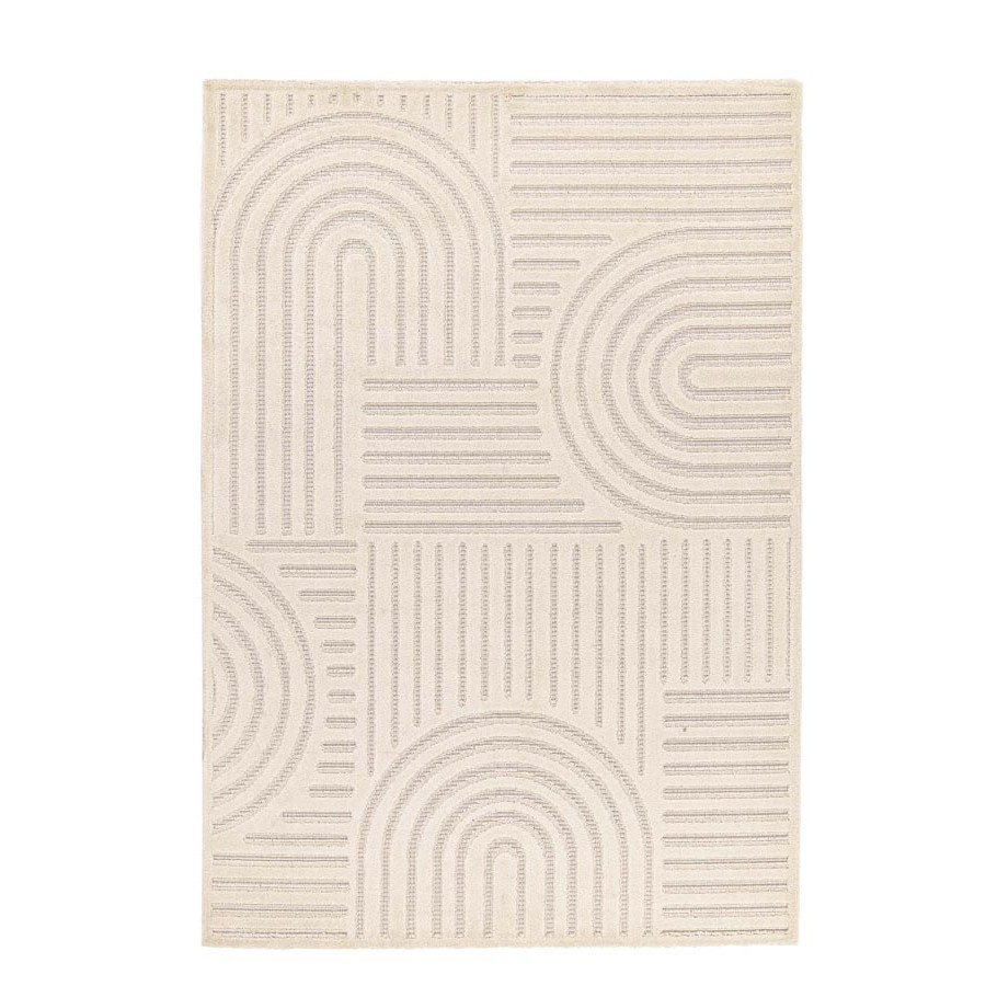 Χαλί Μοντέρνο Ανάγλυφο (200x290) Μηχανοποίητο Royal Carpet Chiara 65000X Beige