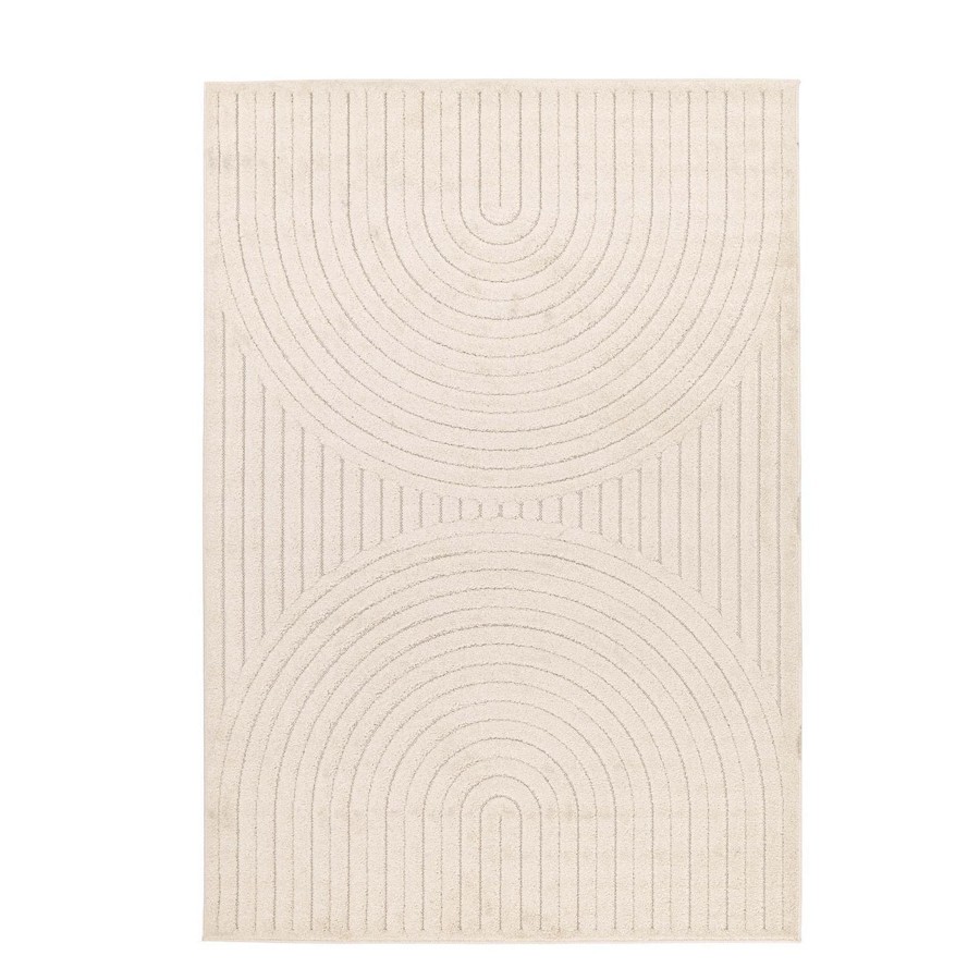 Χαλί Μοντέρνο Ανάγλυφο (200x250) Μηχανοποίητο Royal Carpet Chiara 85008W Beige