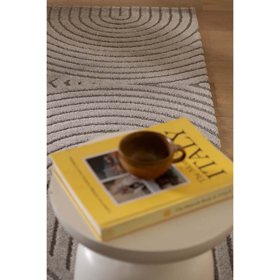 Χαλί (200x290) Μοντέρνο Ανάγλυφο Μονόχρωμο Μηχανοποίητο Royal Carpet Cocoon 59602 077 grey