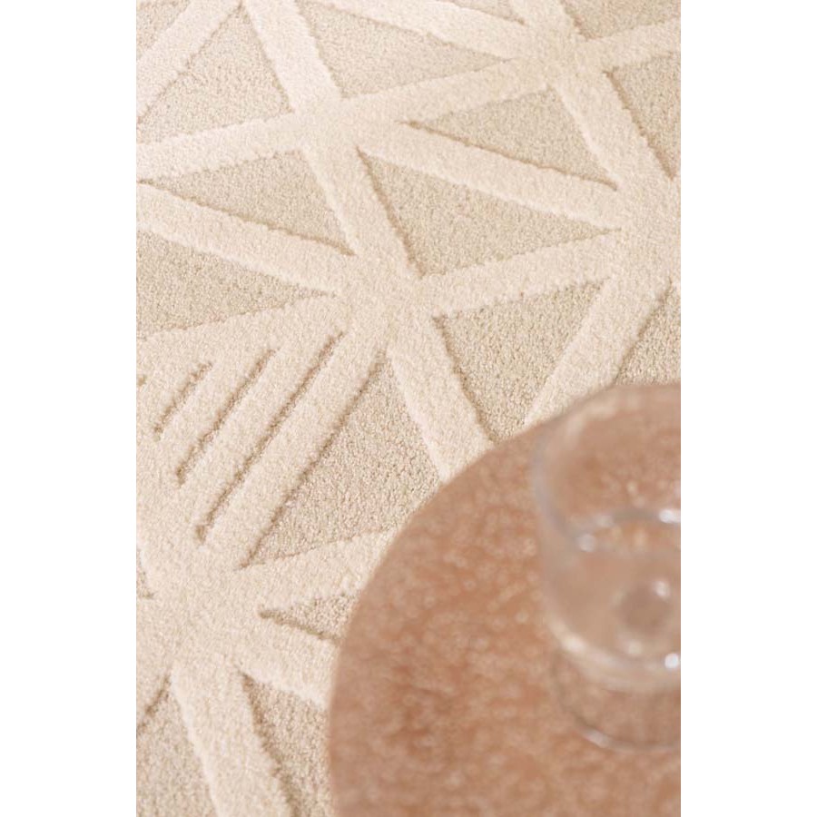 Χαλί (200x290) Μοντέρνο Ανάγλυφο Μονόχρωμο Μηχανοποίητο Royal Carpet Cocoon 59614 066 κρεμ