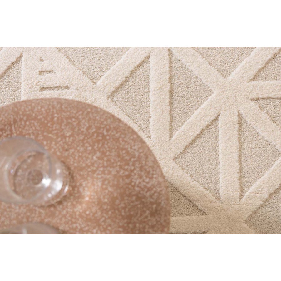 Χαλί (200x290) Μοντέρνο Ανάγλυφο Μονόχρωμο Μηχανοποίητο Royal Carpet Cocoon 59614 066 κρεμ