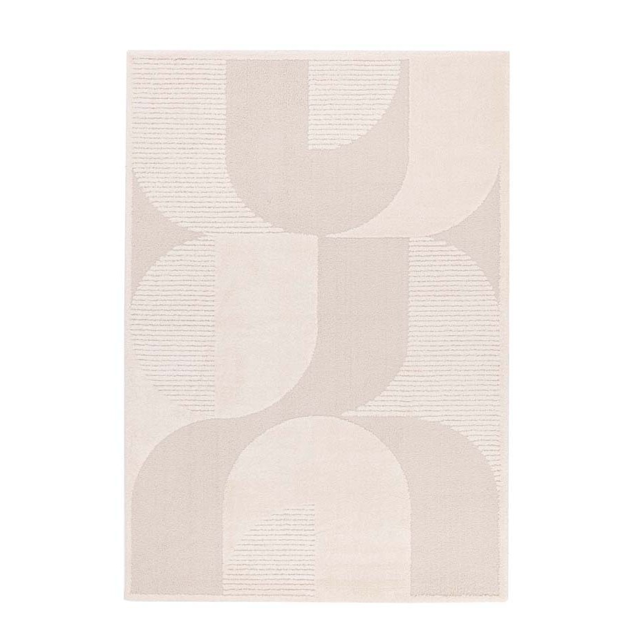 Χαλί (160x230) Μοντέρνο Ανάγλυφο Μονόχρωμο Μηχανοποίητο Royal Carpet Cocoon 59879 066 κρεμ