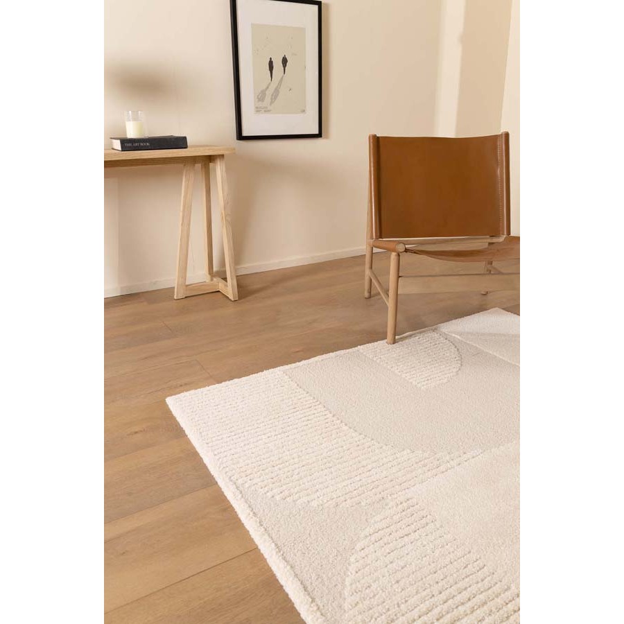 Χαλί (160x230) Μοντέρνο Ανάγλυφο Μονόχρωμο Μηχανοποίητο Royal Carpet Cocoon 59879 066 κρεμ