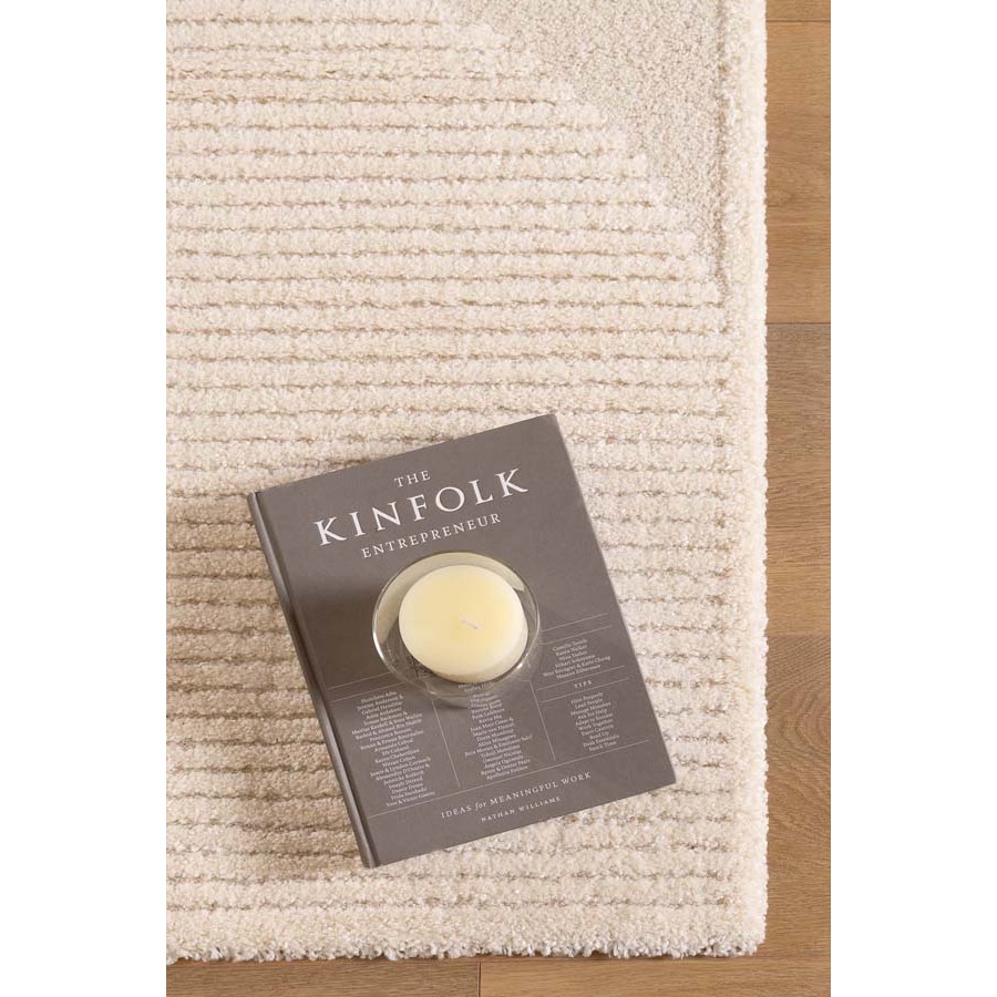 Χαλί (160x230) Μοντέρνο Ανάγλυφο Μονόχρωμο Μηχανοποίητο Royal Carpet Cocoon 59879 066 κρεμ