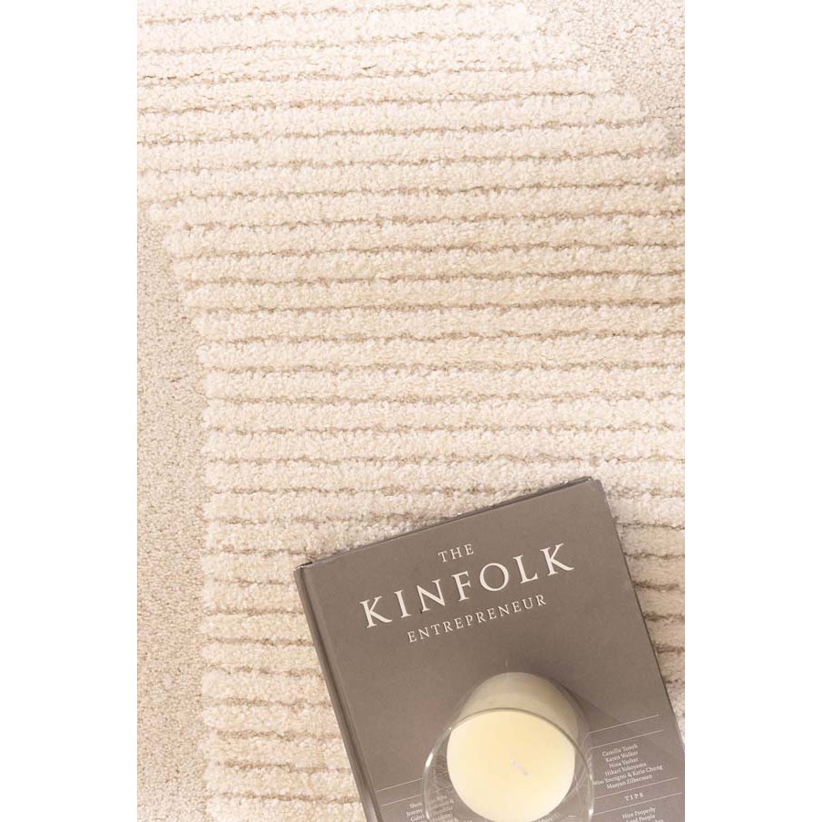 Χαλί (160x230) Μοντέρνο Ανάγλυφο Μονόχρωμο Μηχανοποίητο Royal Carpet Cocoon 59879 066 κρεμ