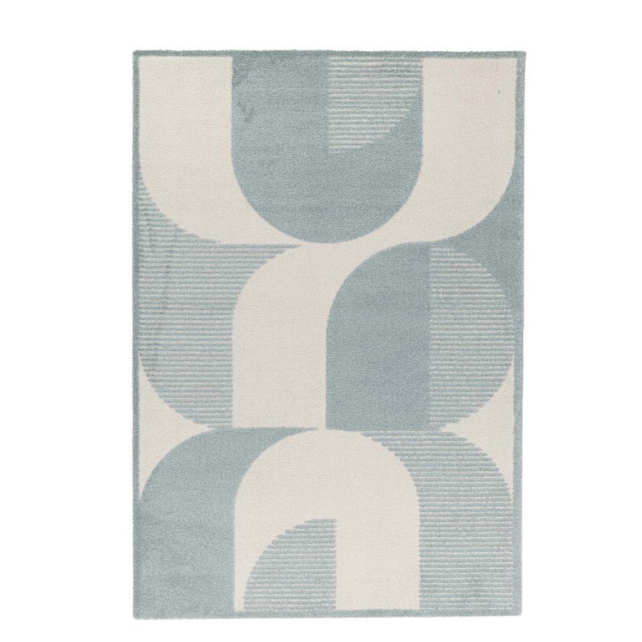 Χαλί (200x290) Μοντέρνο Ανάγλυφο Μονόχρωμο Μηχανοποίητο Royal Carpet Cocoon 59879 361 μπλε άκουα