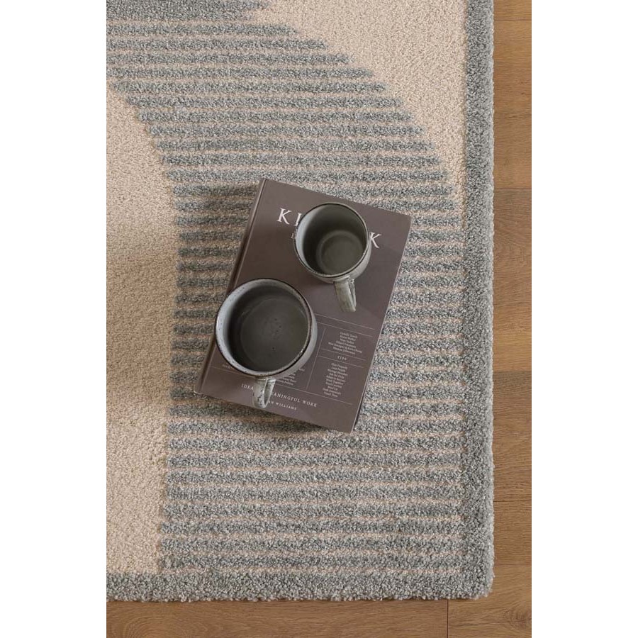 Χαλί (200x290) Μοντέρνο Ανάγλυφο Μονόχρωμο Μηχανοποίητο Royal Carpet Cocoon 59879 361 μπλε άκουα