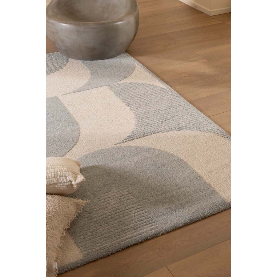 Χαλί (200x290) Μοντέρνο Ανάγλυφο Μονόχρωμο Μηχανοποίητο Royal Carpet Cocoon 59879 361 μπλε άκουα