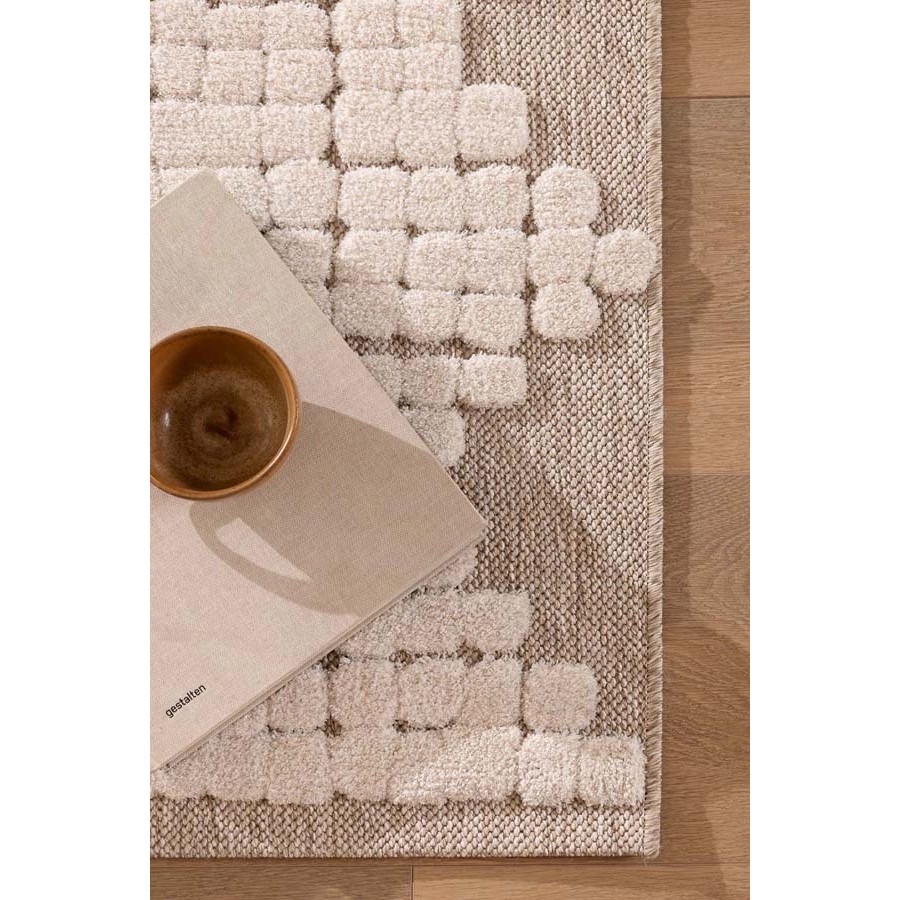 Χαλί (200x290) Μοντέρνο Ανάγλυφο Μηχανοποίητο Royal Carpet Desert 40401 051 μπεζ