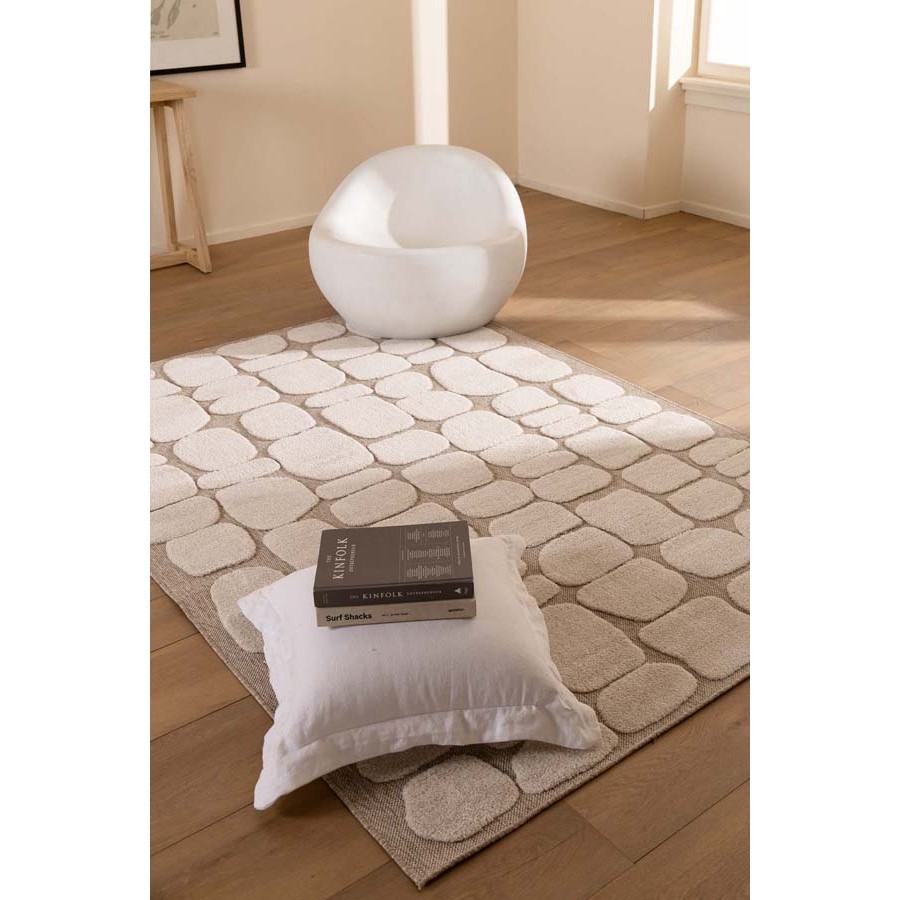 Χαλί (200x290) Μοντέρνο Ανάγλυφο Μηχανοποίητο Royal Carpet Desert 40402 051 μπεζ