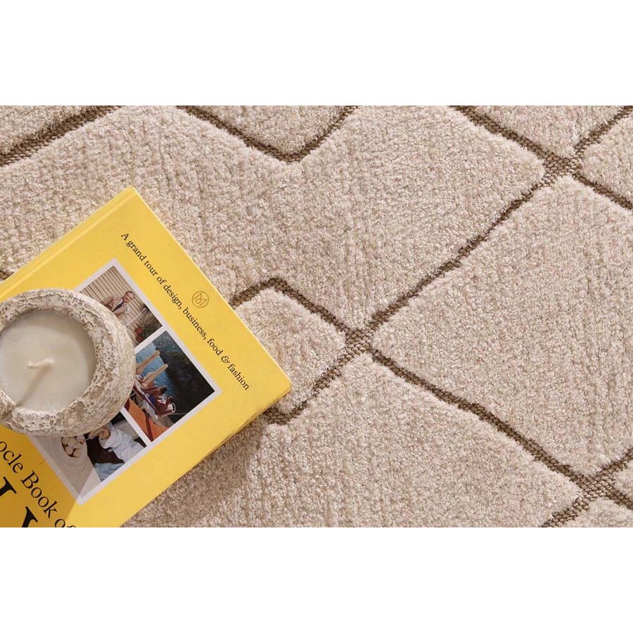 Χαλί (200x290) Μοντέρνο Ανάγλυφο Μηχανοποίητο Royal Carpet Desert 40403 051 μπεζ