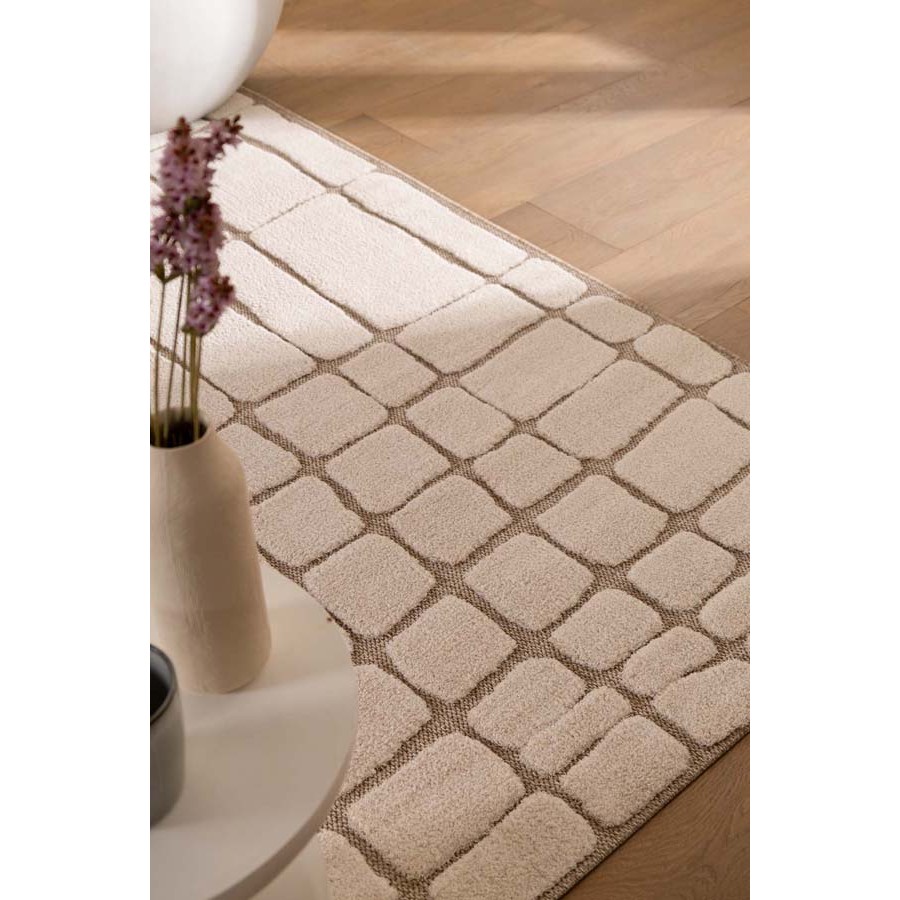 Πατάκι (80x150) Μοντέρνο Ανάγλυφο Μηχανοποίητο Royal Carpet Desert 40405 651 μπεζ