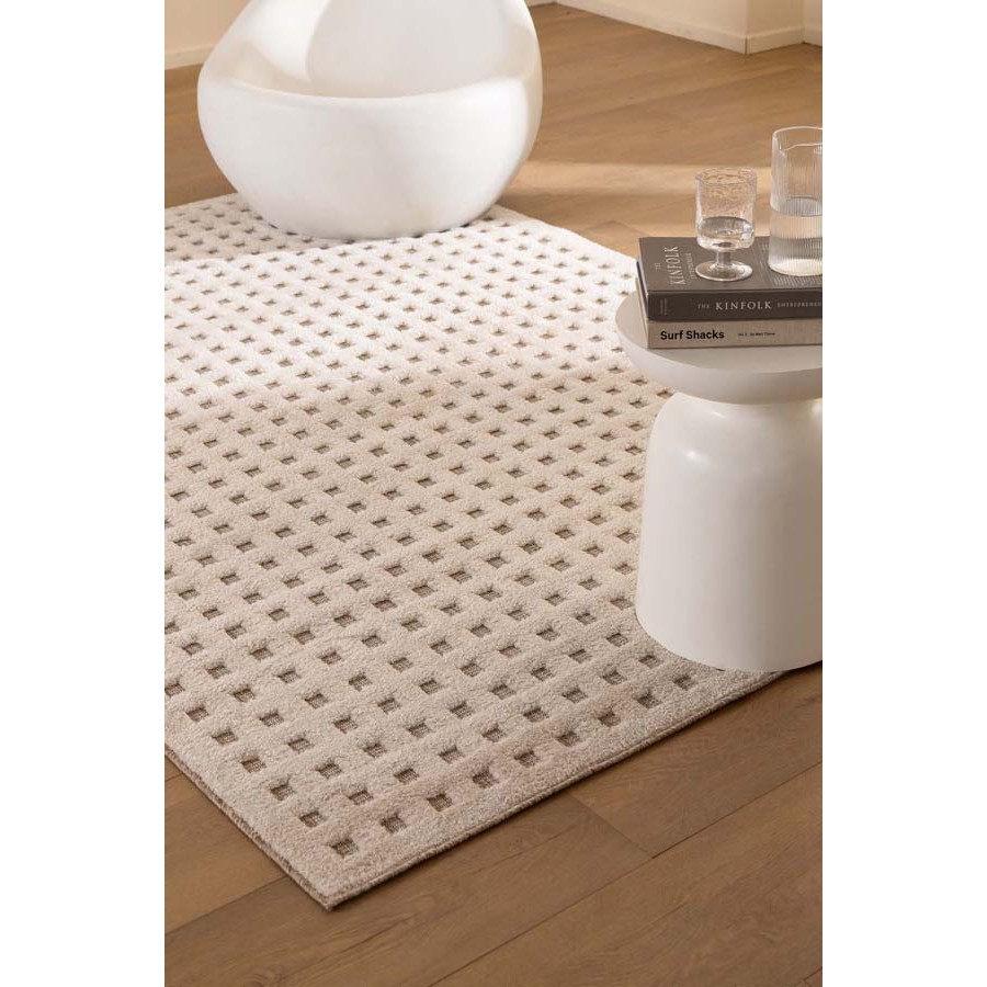 Χαλί (200x290) Μοντέρνο Ανάγλυφο Μηχανοποίητο Royal Carpet Desert 40418 051 μπεζ