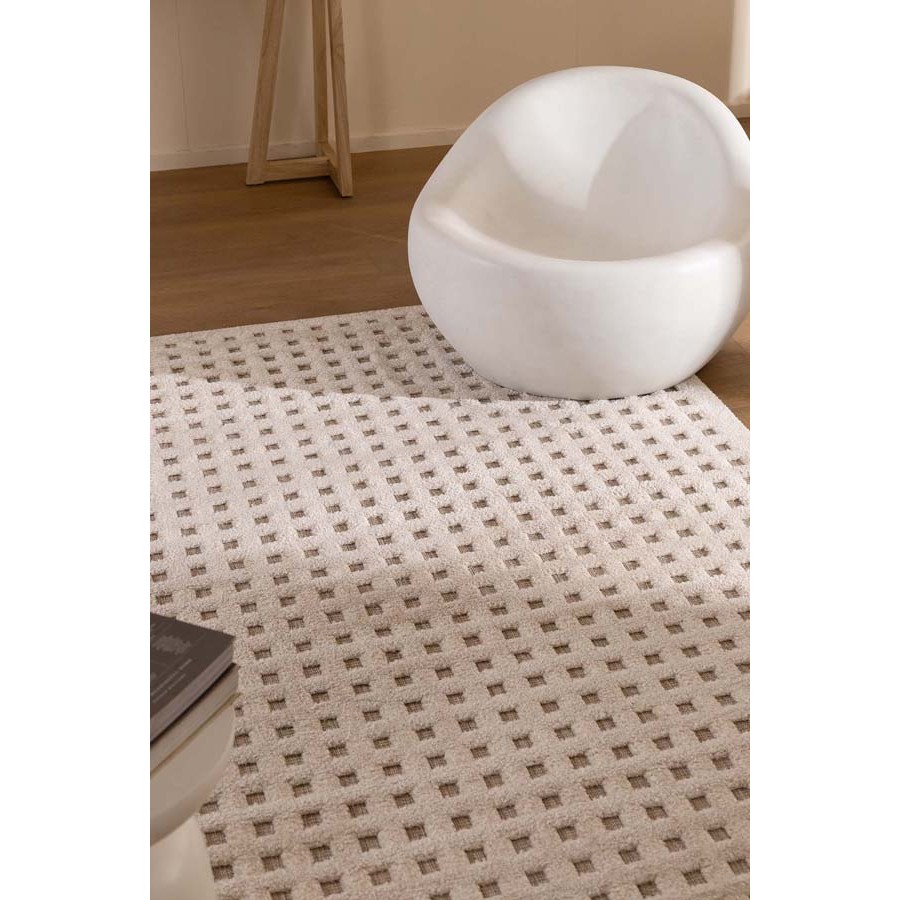 Χαλί (200x290) Μοντέρνο Ανάγλυφο Μηχανοποίητο Royal Carpet Desert 40418 051 μπεζ