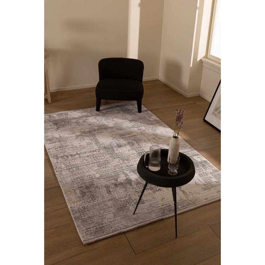 Χαλί Μοντέρνο (160x230) Μηχανοποίητο Royal Carpet Infinity 10130B Grey