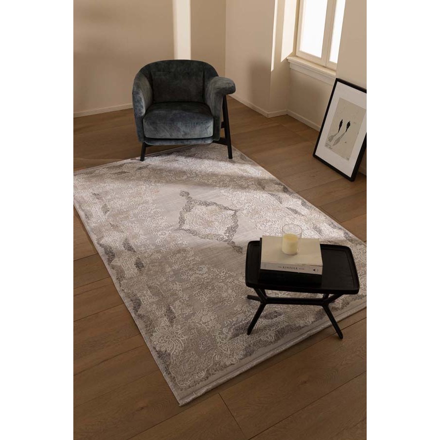 Χαλί Μοντέρνο (160x230) Μηχανοποίητο Royal Carpet Infinity 5892B Grey