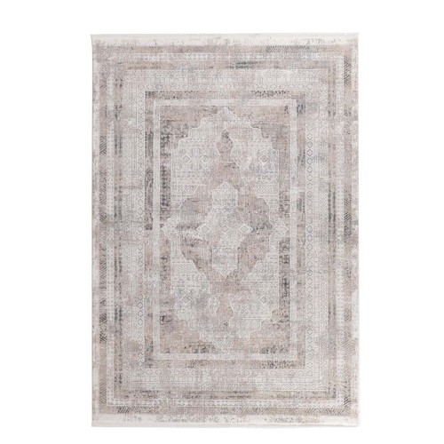 Χαλί Μοντέρνο (160x230) Μηχανοποίητο Royal Carpet Infinity 5915B Grey White