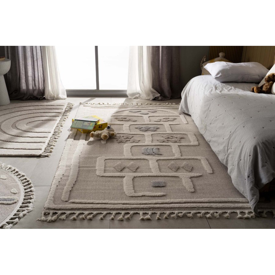 Χαλί Παιδικό (200x290) Ανάγλυφo Royal Carpet Lila Kids 13 με παιγνίδι κουτσό