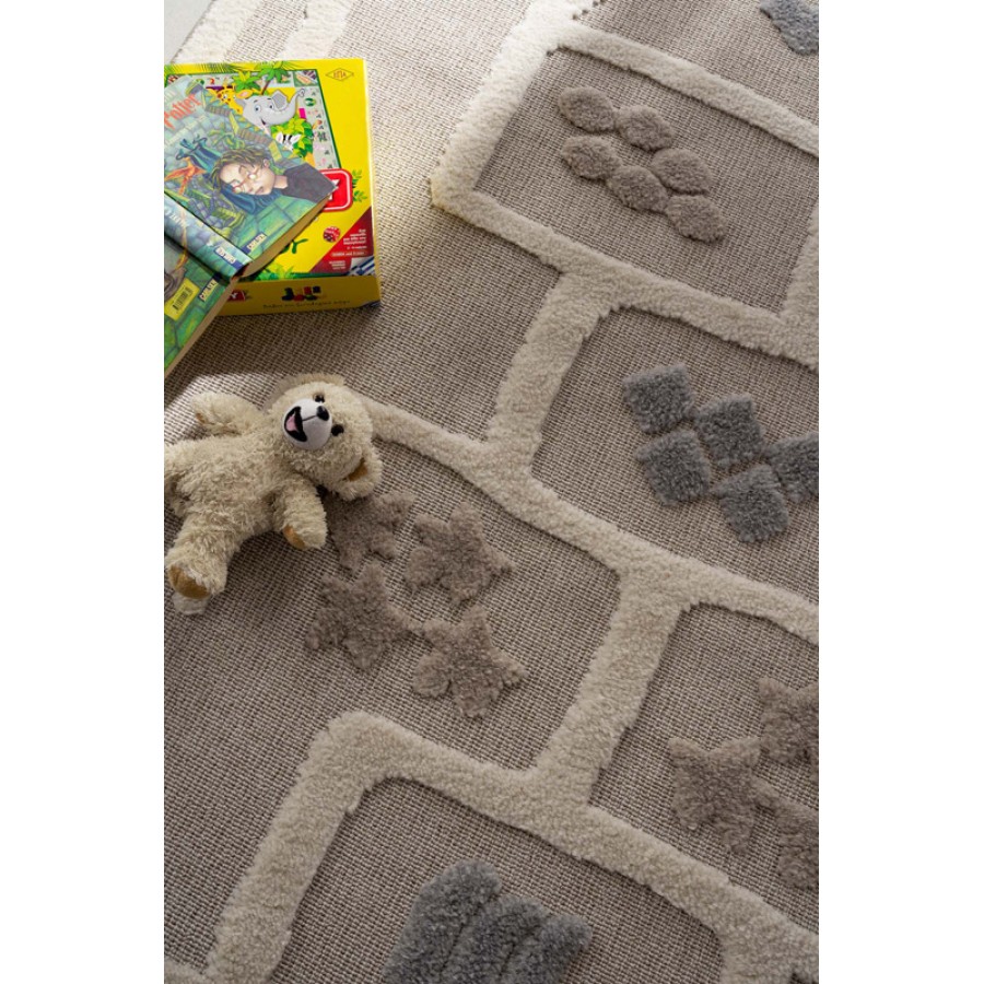 Χαλί Παιδικό (200x290) Ανάγλυφo Royal Carpet Lila Kids 13 με παιγνίδι κουτσό