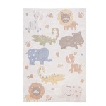 Πατάκι Παιδικό - Βρεφικό (80x150) Ανάγλυφo Royal Carpet Lora Kids 29 με τα ζώα της ζούγκλας
