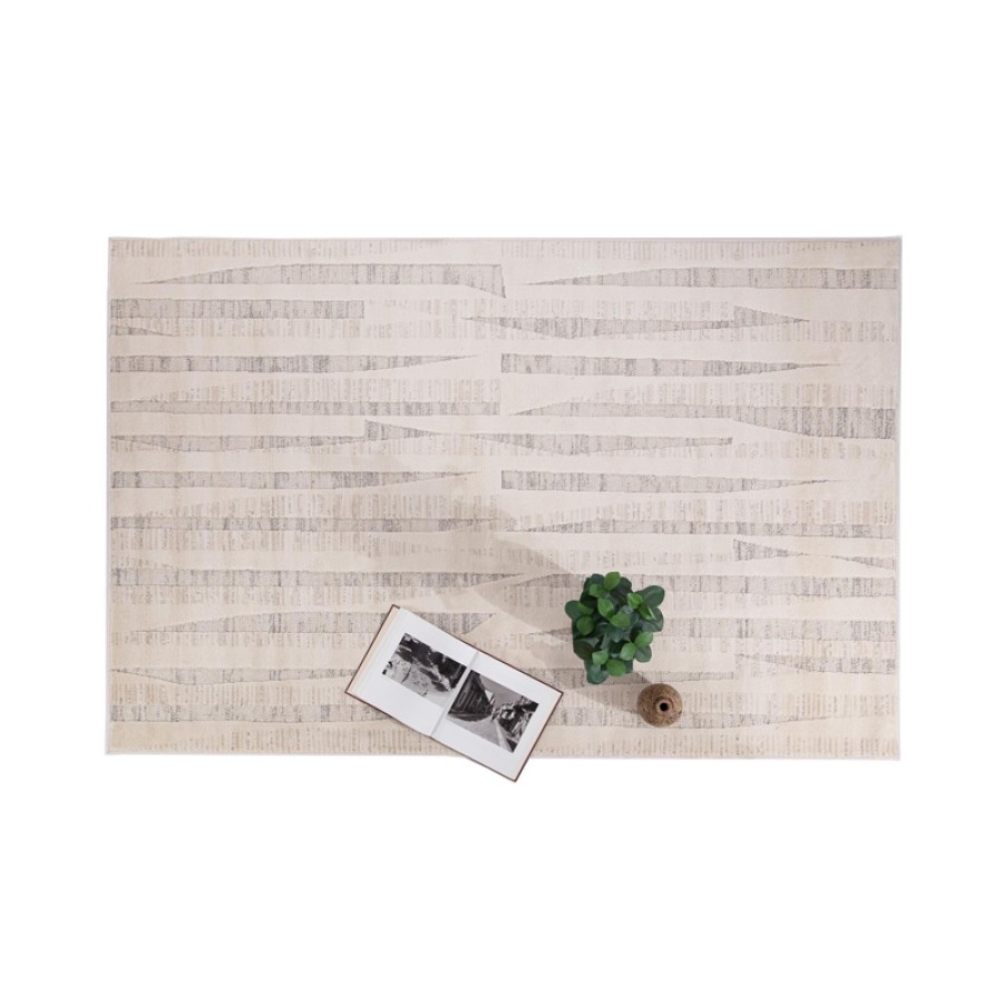 Χαλί Μοντέρνο Ανάγλυφο (200x290) Μηχανοποίητο Royal Carpet Luna 32211A beige