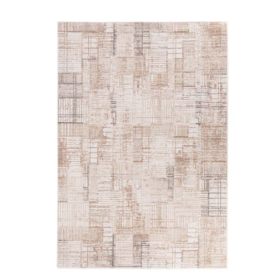 Χαλί Μοντέρνο (133x190) Μηχανοποίητο Royal Carpet Madisson 72B Beige