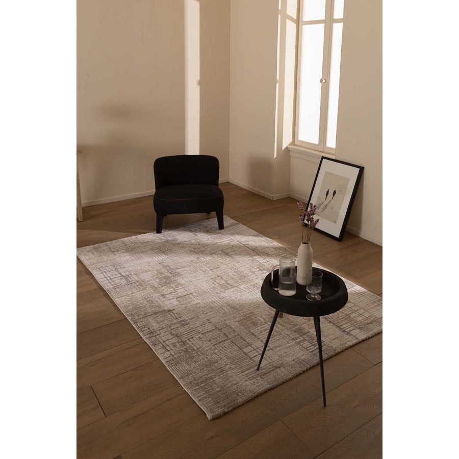 Χαλί Μοντέρνο (133x190) Μηχανοποίητο Royal Carpet Madisson 72B Beige