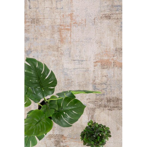 Χαλί Μοντέρνο (160x230) Μηχανοποίητο Royal Carpet Mona 420 beige blue