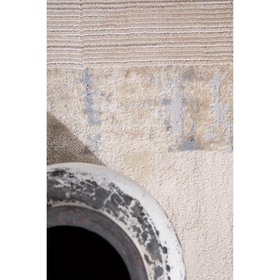 Χαλί Μοντέρνο (160x230) Μηχανοποίητο Royal Carpet Mona 422 beige blue