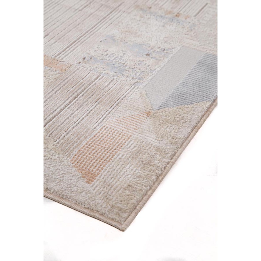 Χαλί Μοντέρνο (160x230) Μηχανοποίητο Royal Carpet Mona 422 beige blue
