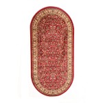 Πατάκι Κλασσικό Οβάλ (70x150) Μηχανοποίητο Royal Carpet Olympia Classic 8595E Red